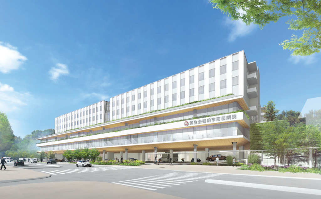 済生会横浜市南部病院の新病院イメージ