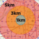 商圏距離（1km・3km・5km）を設定する理由